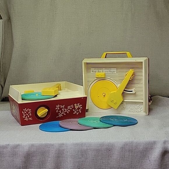 2 Fisher-Price Music Box- Record Players - Picture 1 of 14